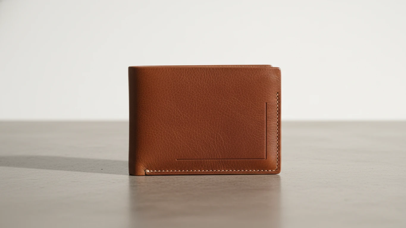 Carteira Slim de Couro Legítimo com RFID