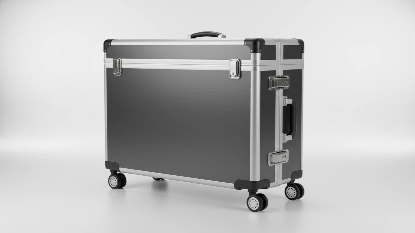 Case Rígido de Luxo com Rodízios