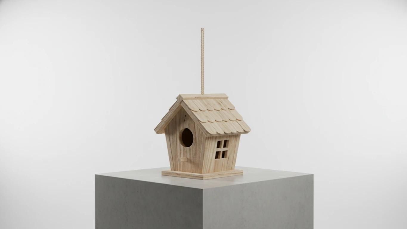 Casinha de Passarinho em Madeira Ecológica