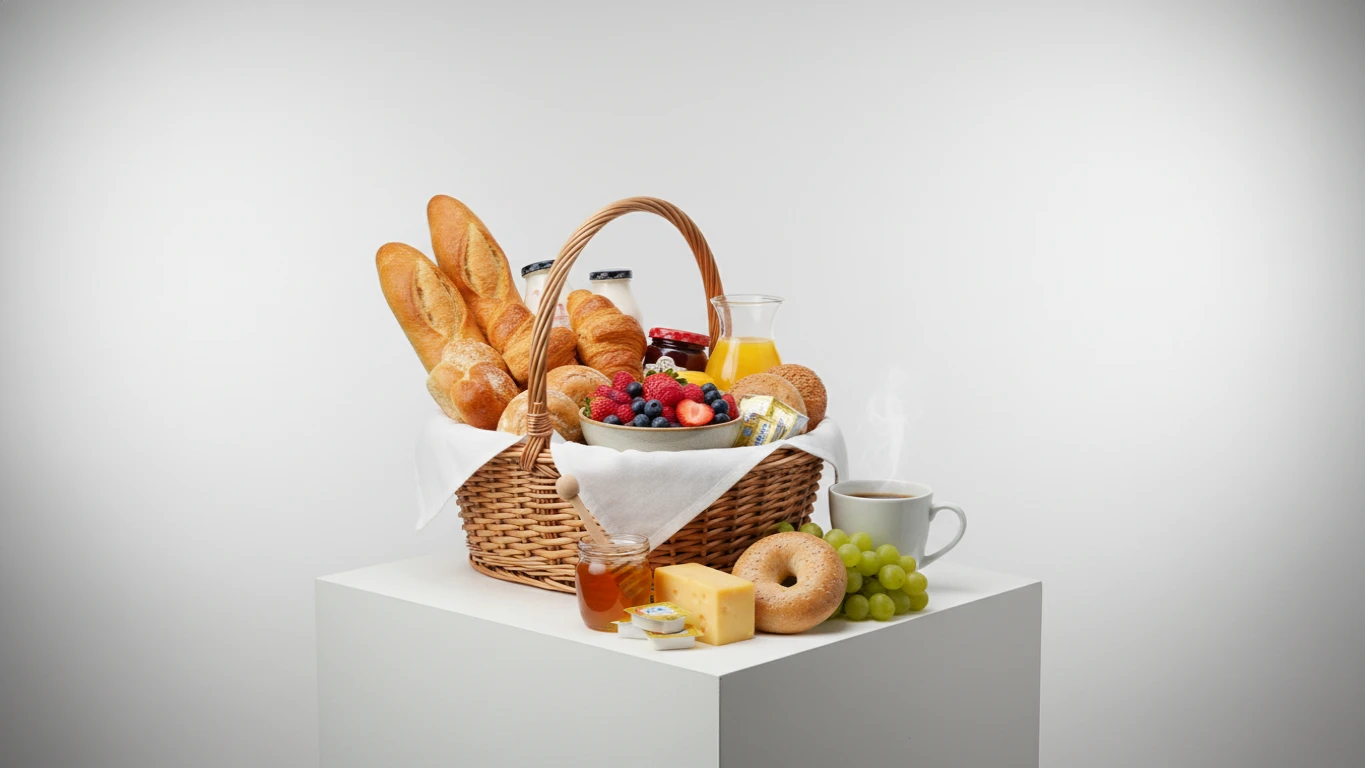 Cesta de Café da Manhã Completa