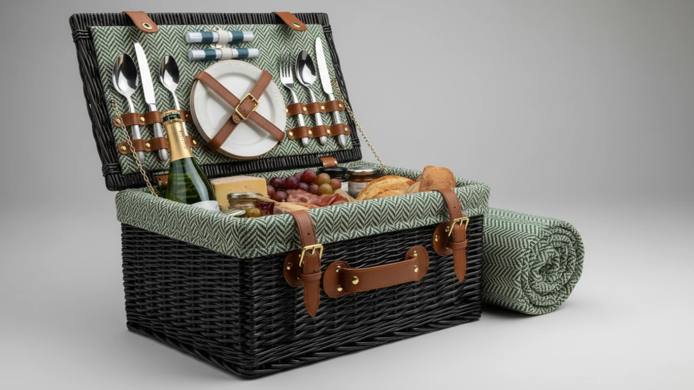 Cesta de Piquenique Gourmet Impermeável