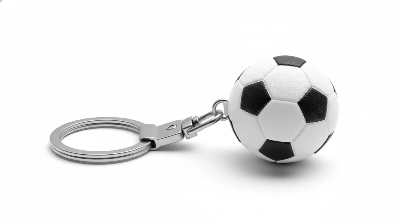 Chaveiro Esportivo Premium com Miniatura de Bola