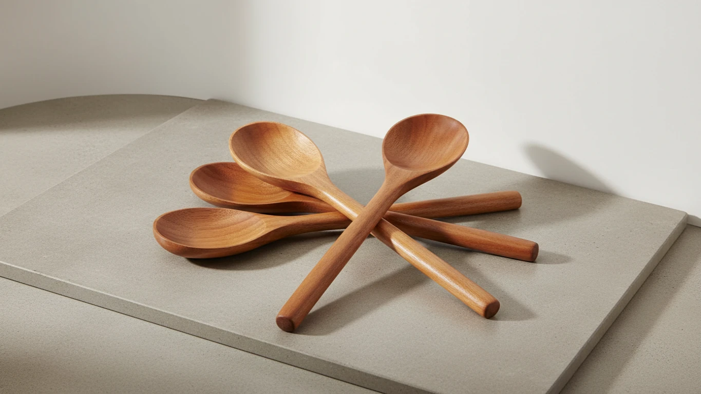 Colheres de Cozinha em Formato de Baqueta