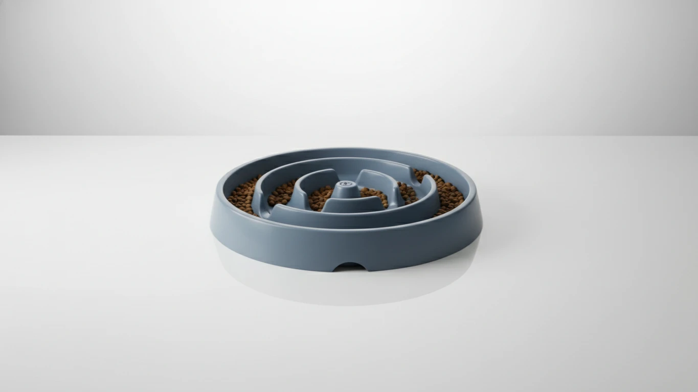 Comedouro Lento Interativo