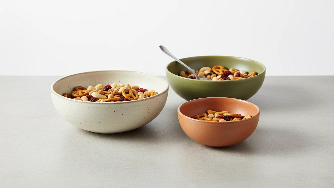 Conjunto de Bowls para Petiscos em Cerâmica