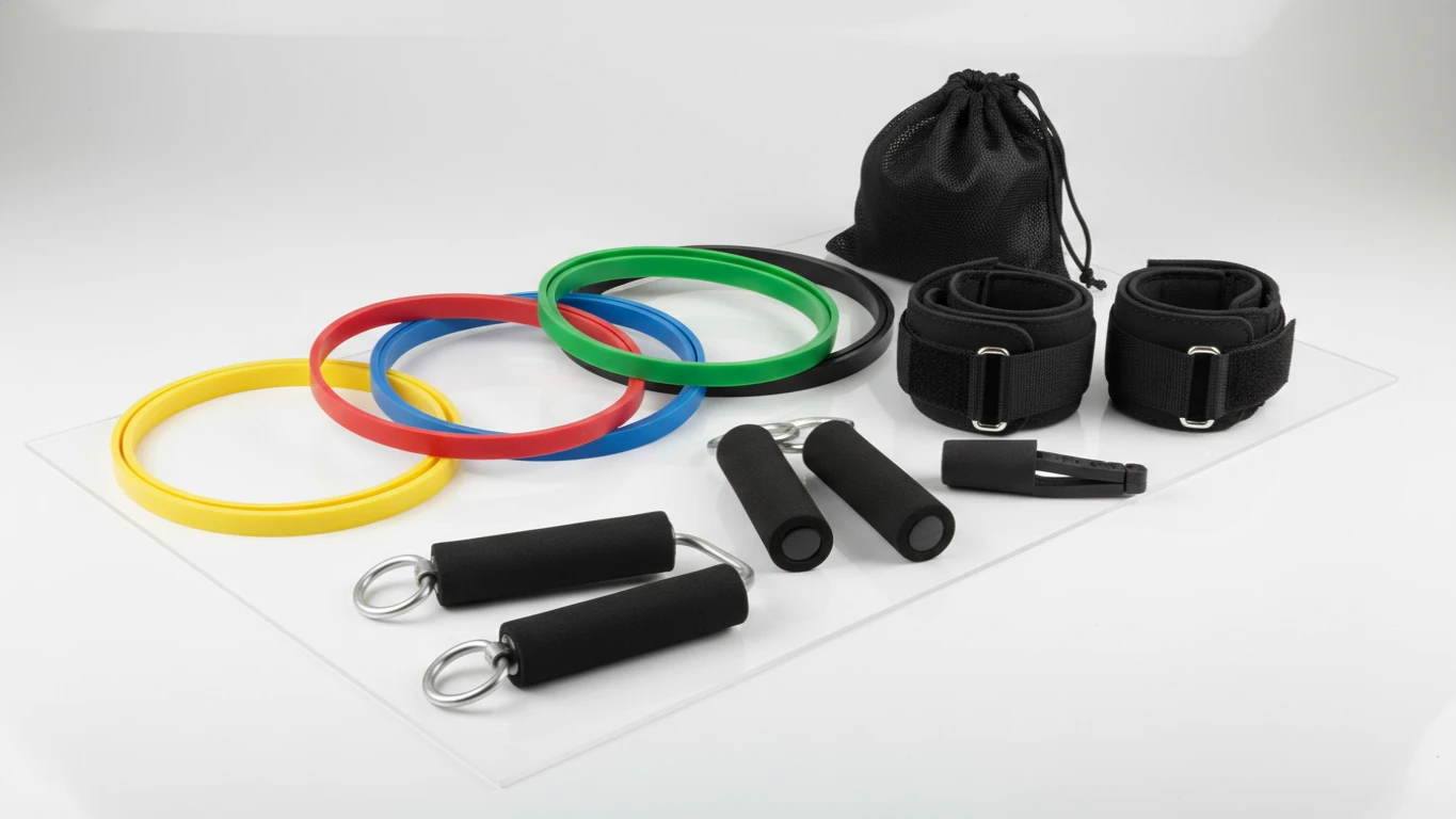 Conjunto de Elásticos para Treino de Resistência