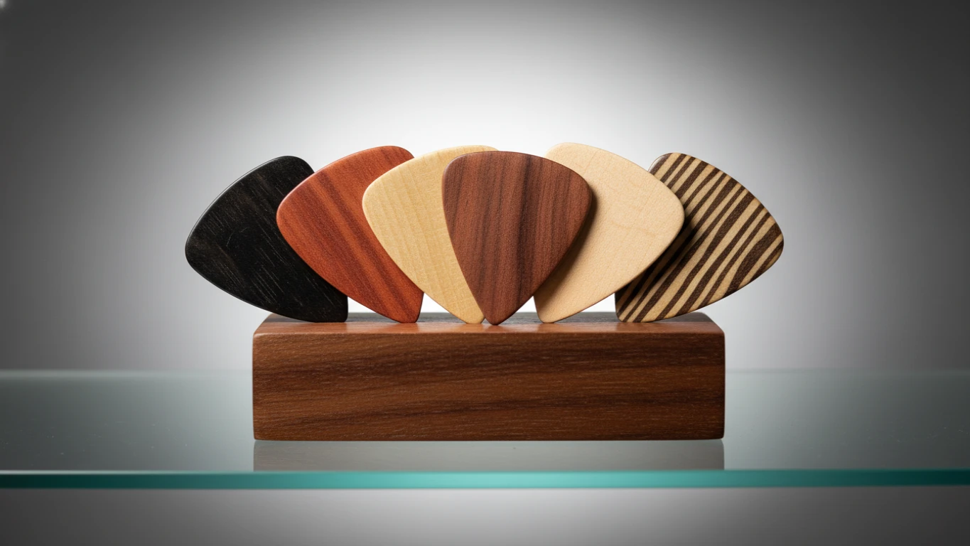 Conjunto de Palhetas de Madeira Nobre