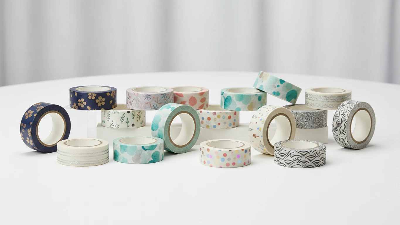 Conjunto de Washi Tapes Decorativas Premium