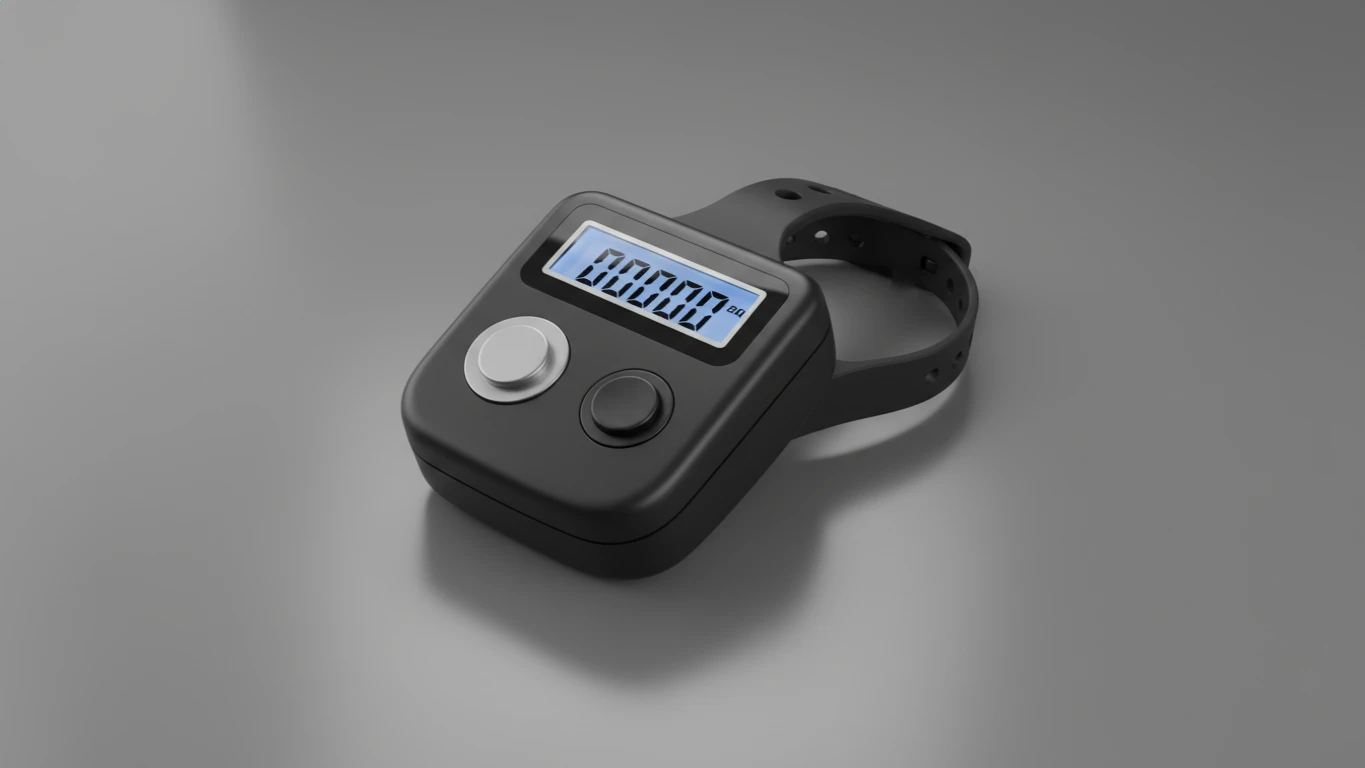 Contador de Carreiras Digital de Dedo