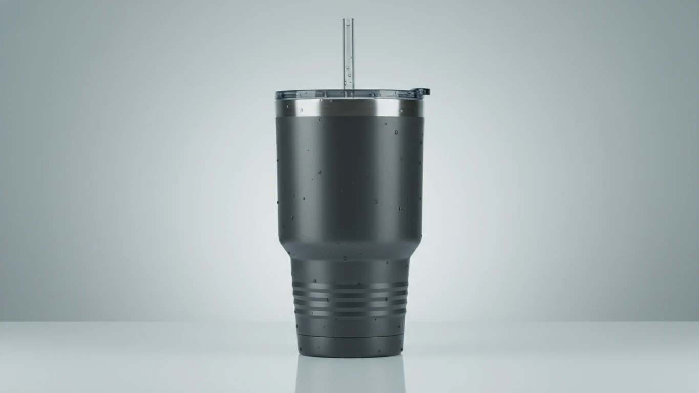 Copo Térmico Gigante com Canudo