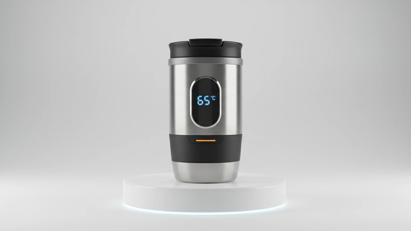 Copo Térmico com Sensor de Temperatura