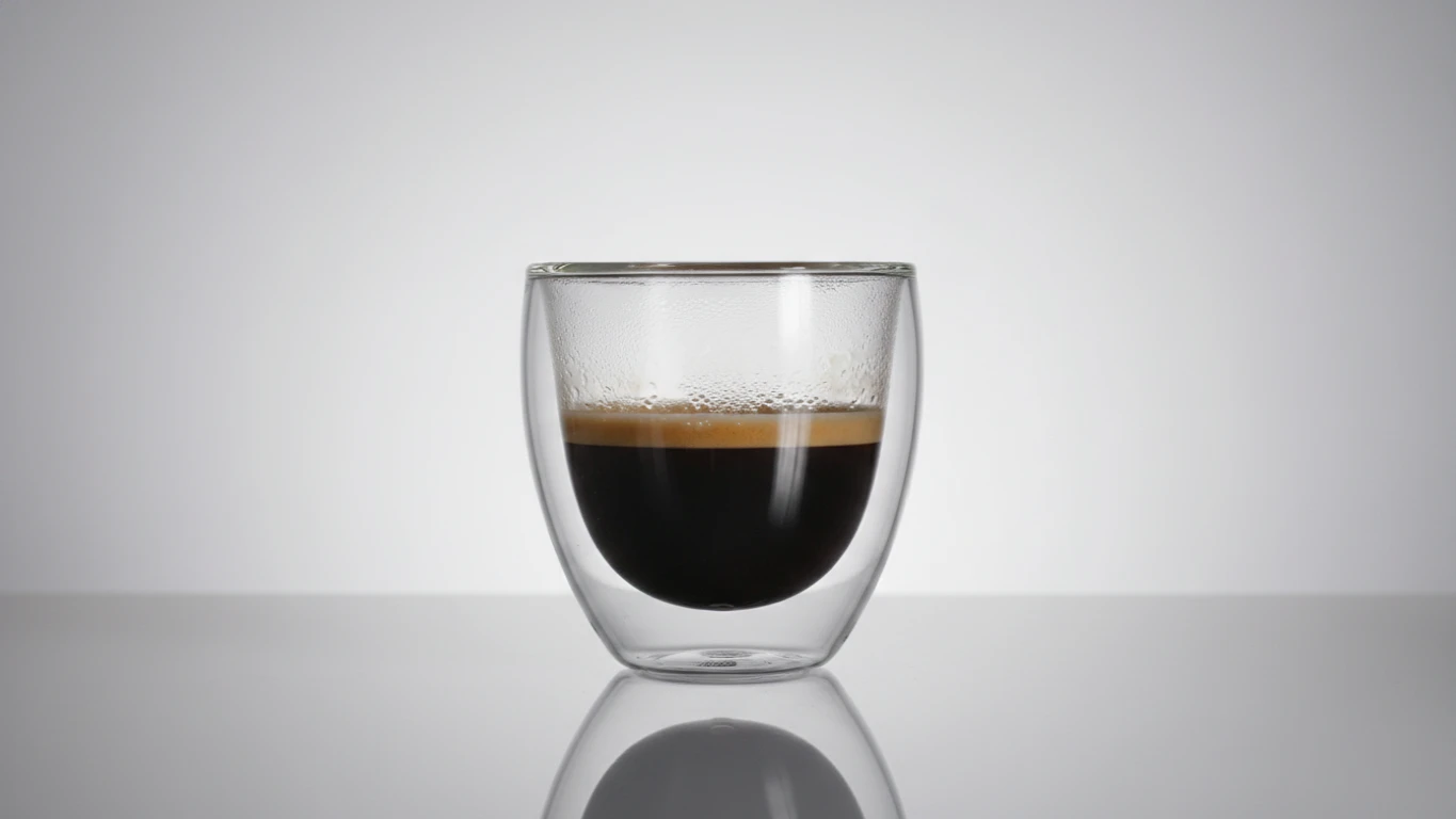 Copo de Vidro com Parede Dupla