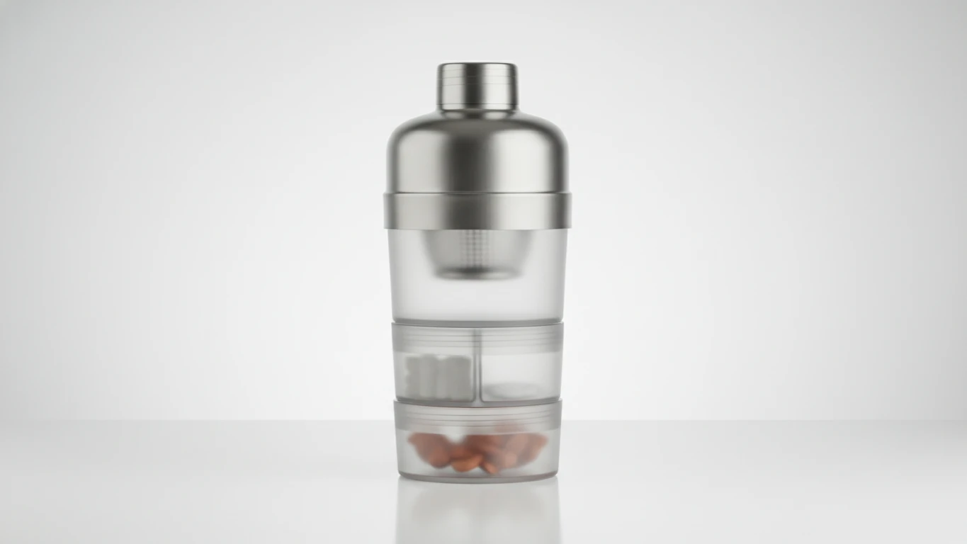 Coqueteleira com Compartimentos