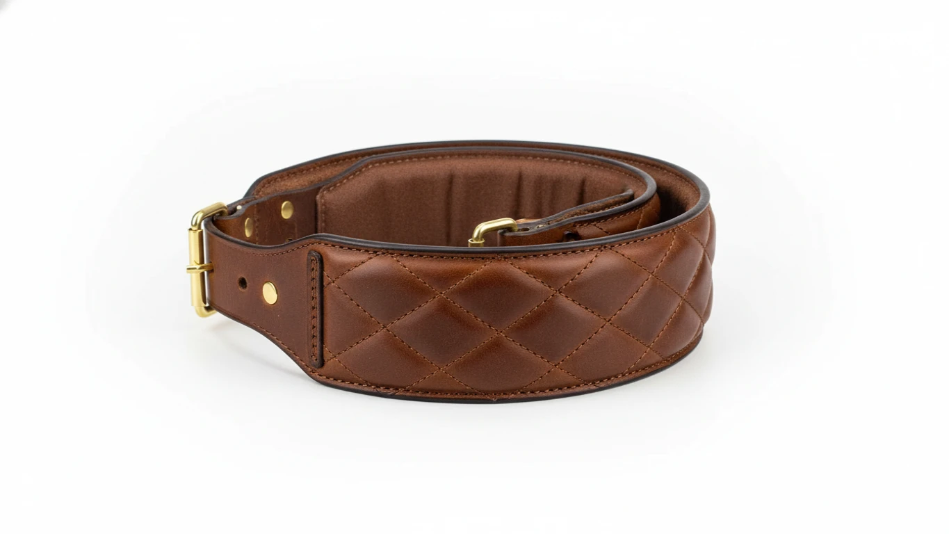 Correia de Couro Acolchoada Ergonômica