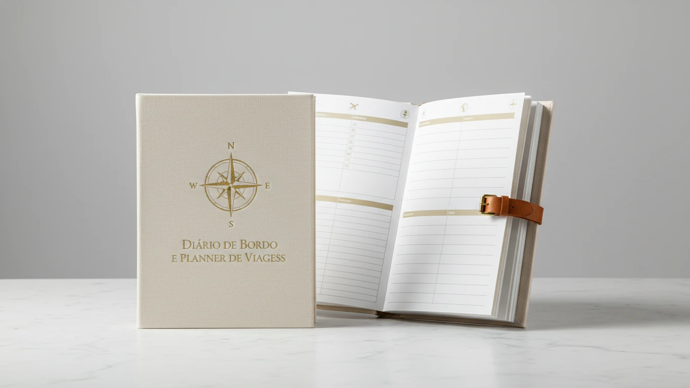 Diário de Bordo e Planner de Viagens