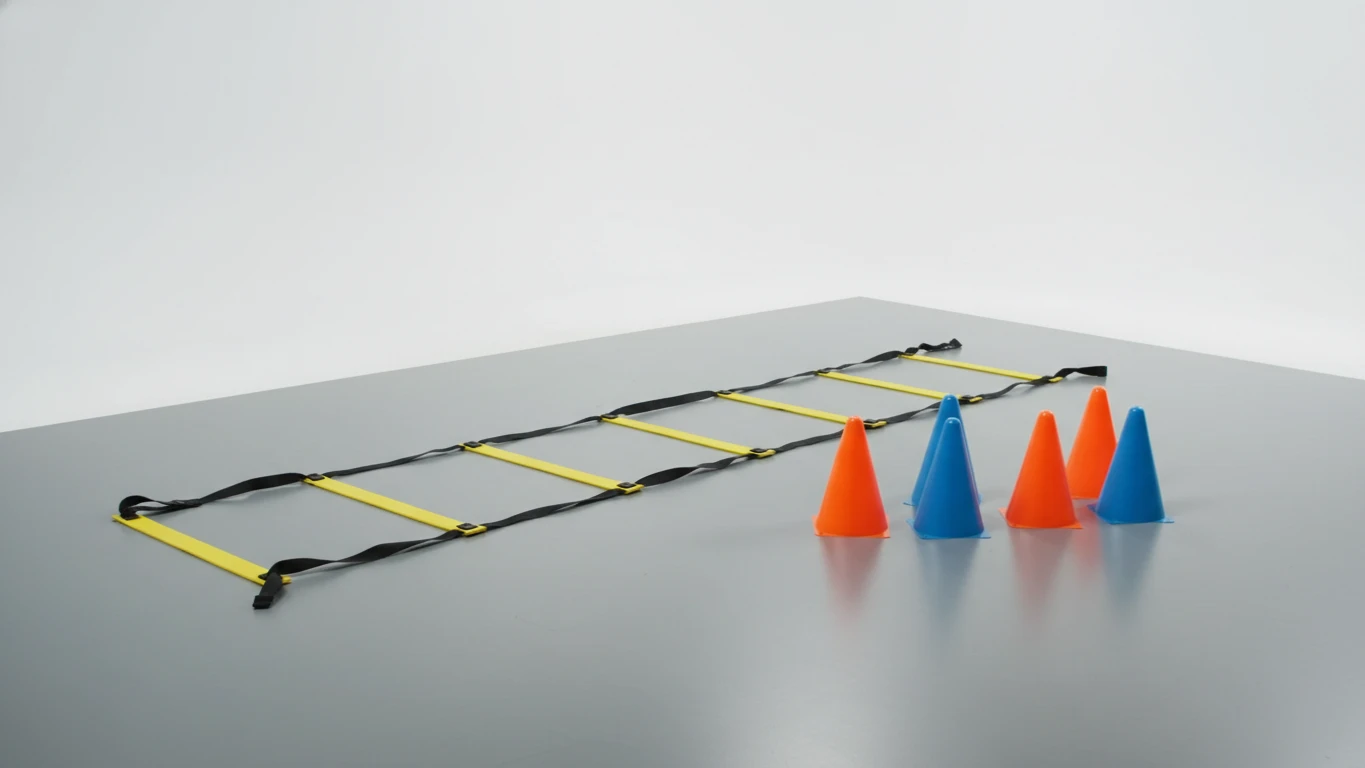 Escada de Agilidade e Cones de Treino