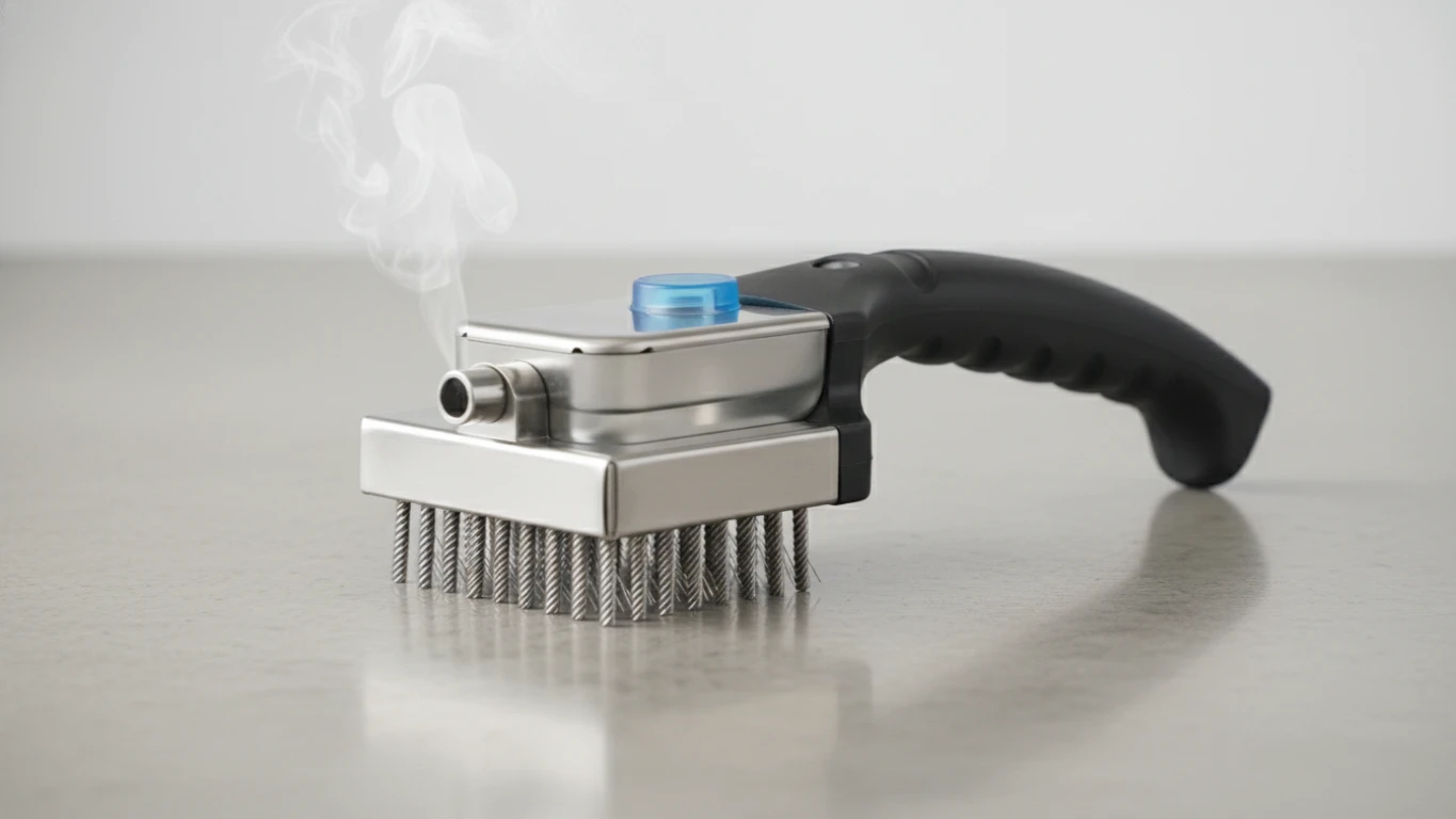 Escova de Limpeza de Grelha a Vapor