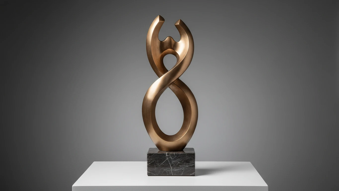 Escultura Decorativa Gratidão