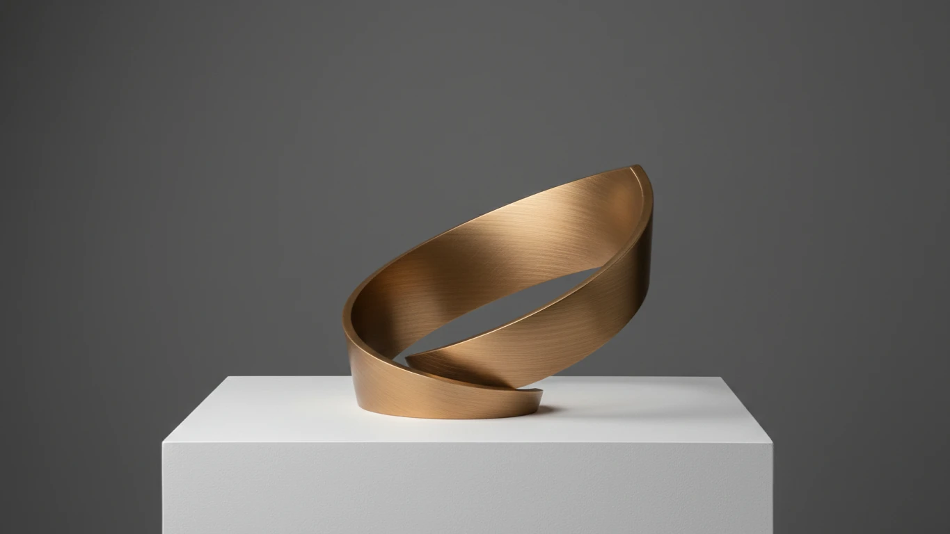 Escultura de Mesa Sequência de Fibonacci