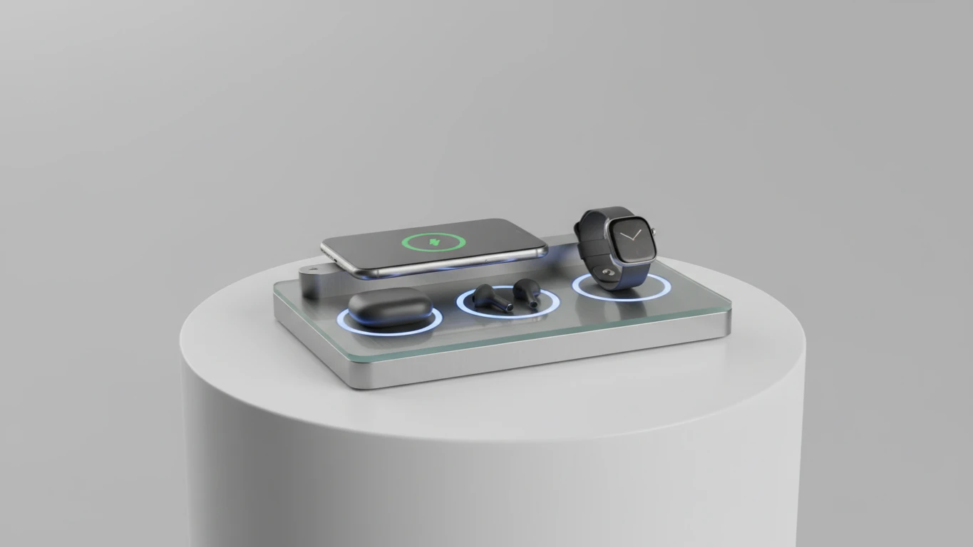 Estação de Carregamento sem Fio