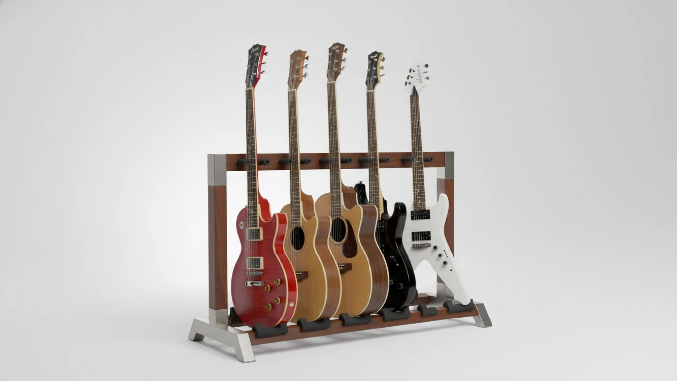 Estante Organizadora para Múltiplas Guitarras