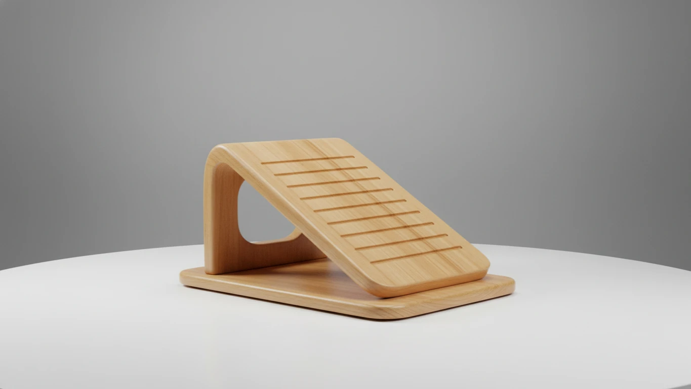 Esticador de Pés Ergonômico em Madeira