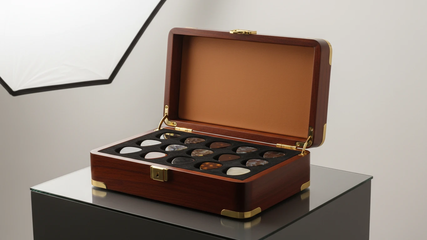 Estojo Porta-Palhetas de Luxo