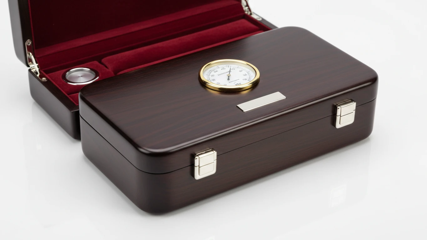 Estojo Rígido de Luxo com Higrômetro