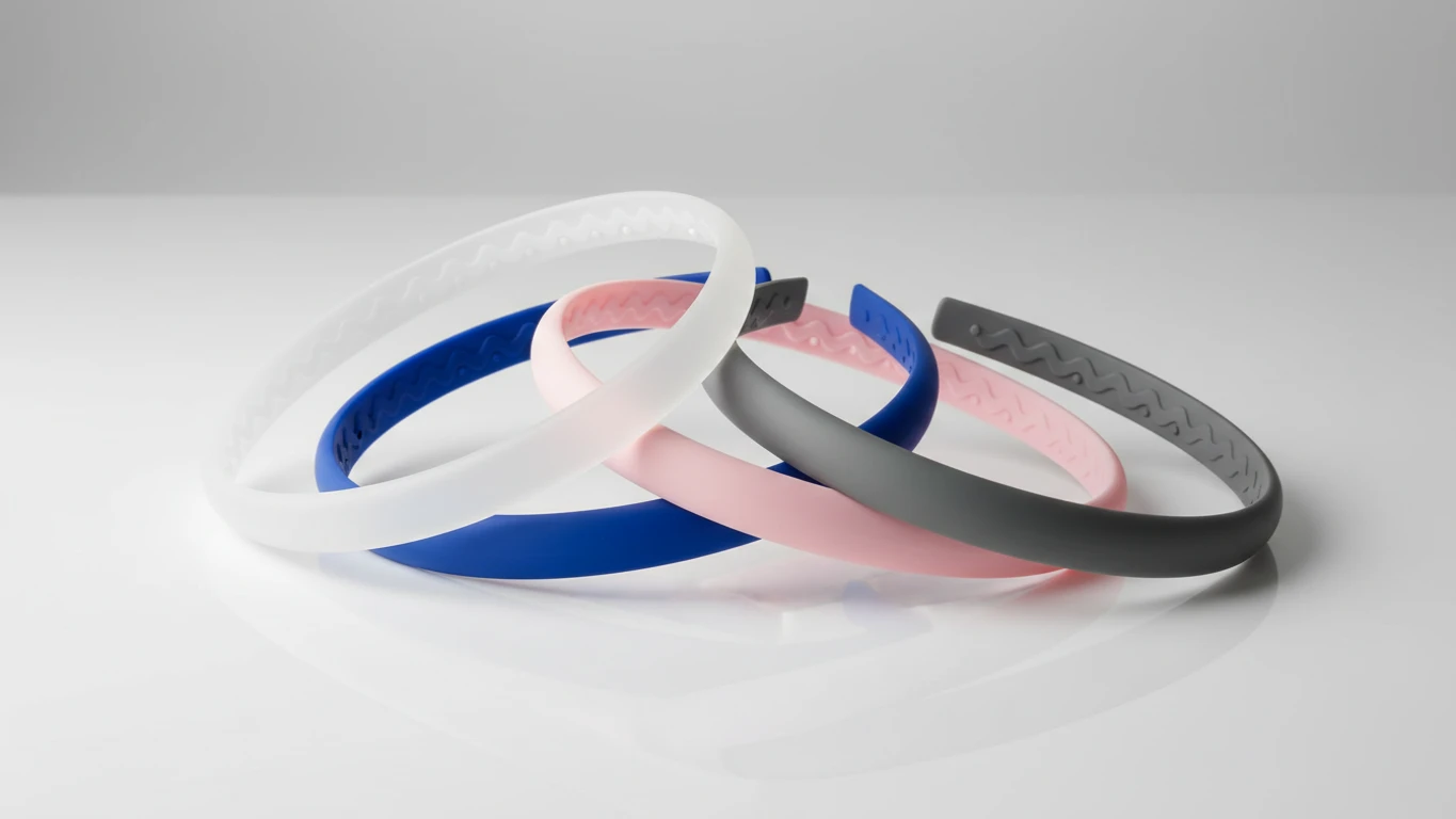 Faixas de Cabelo Antiderrapantes em Silicone