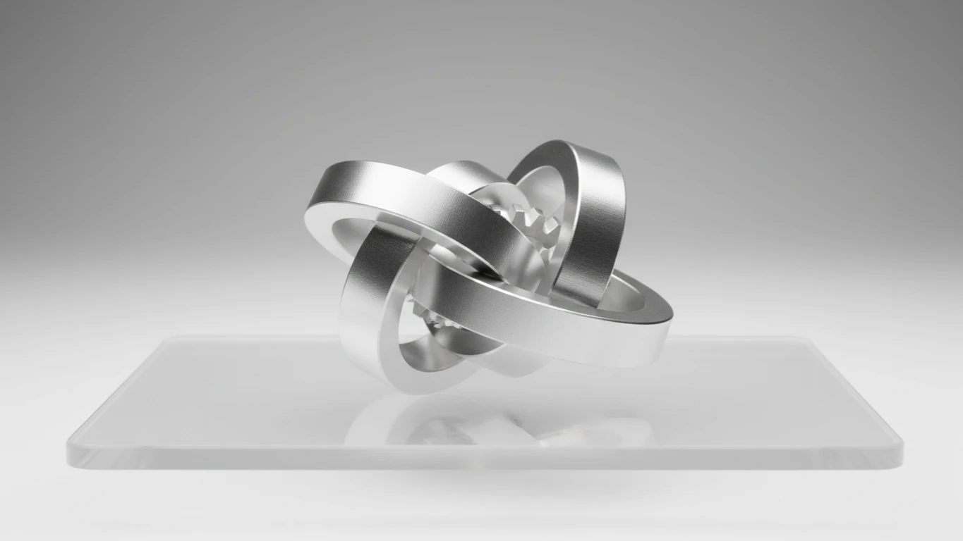 Fidget Toy de Metal para Foco e Alívio de Stress