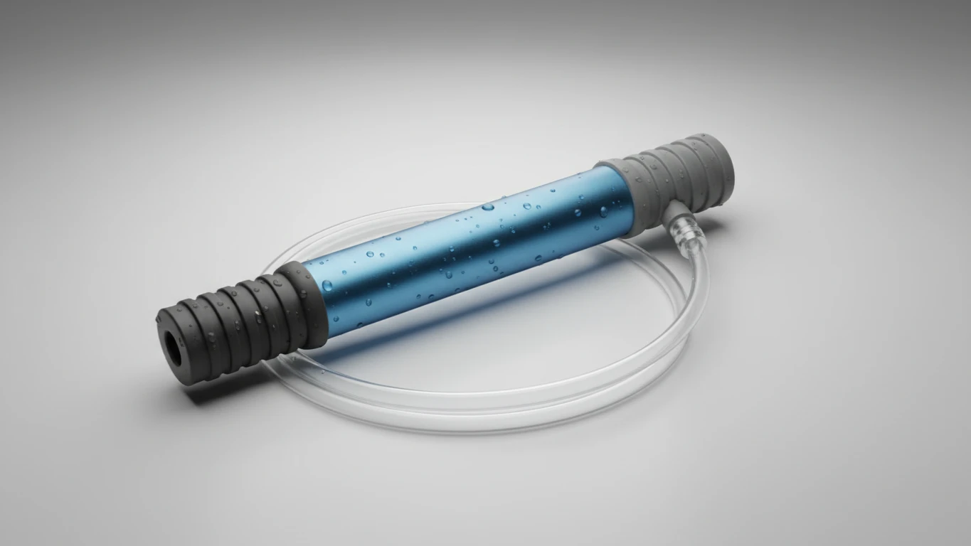 Filtro de Água Portátil tipo Canudo