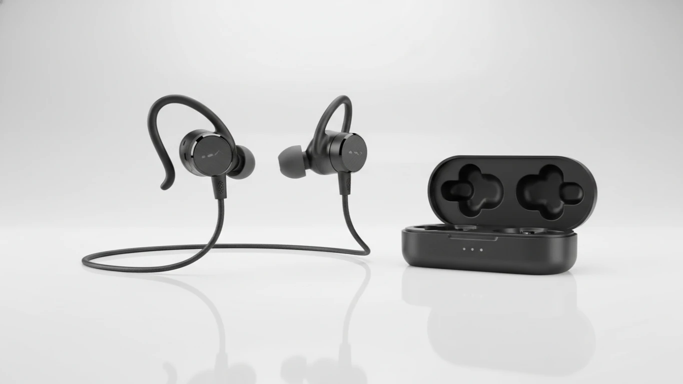 Fone de Ouvido Esportivo Sem Fio