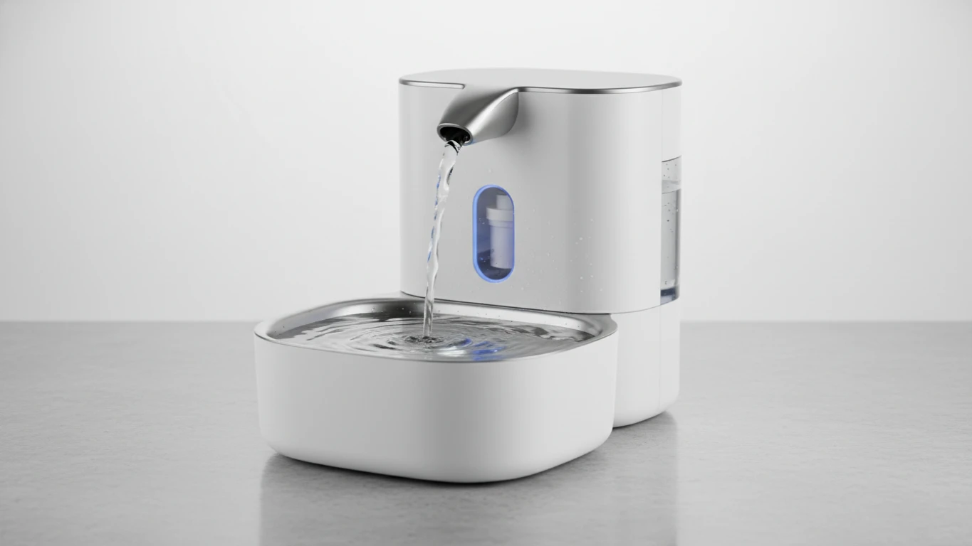 Fonte de Água Automática com Filtro