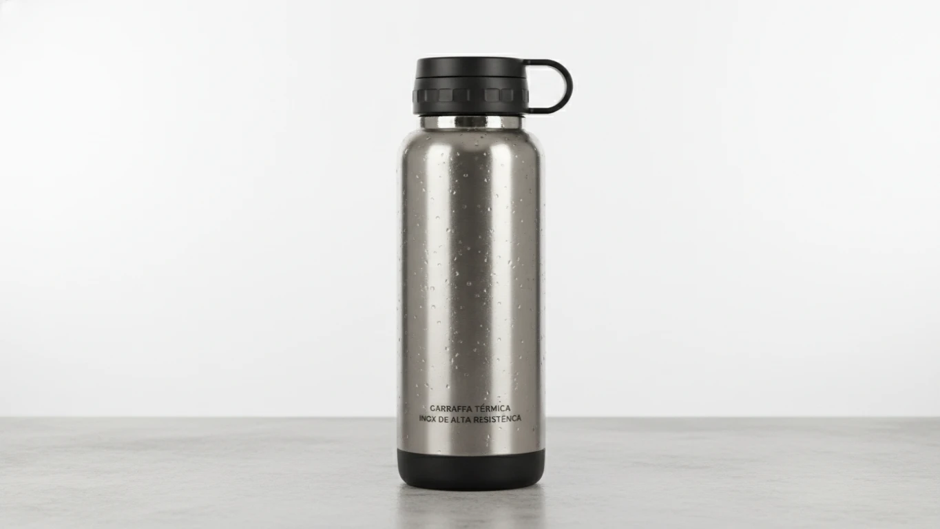 Garrafa Térmica Inox de Alta Resistência