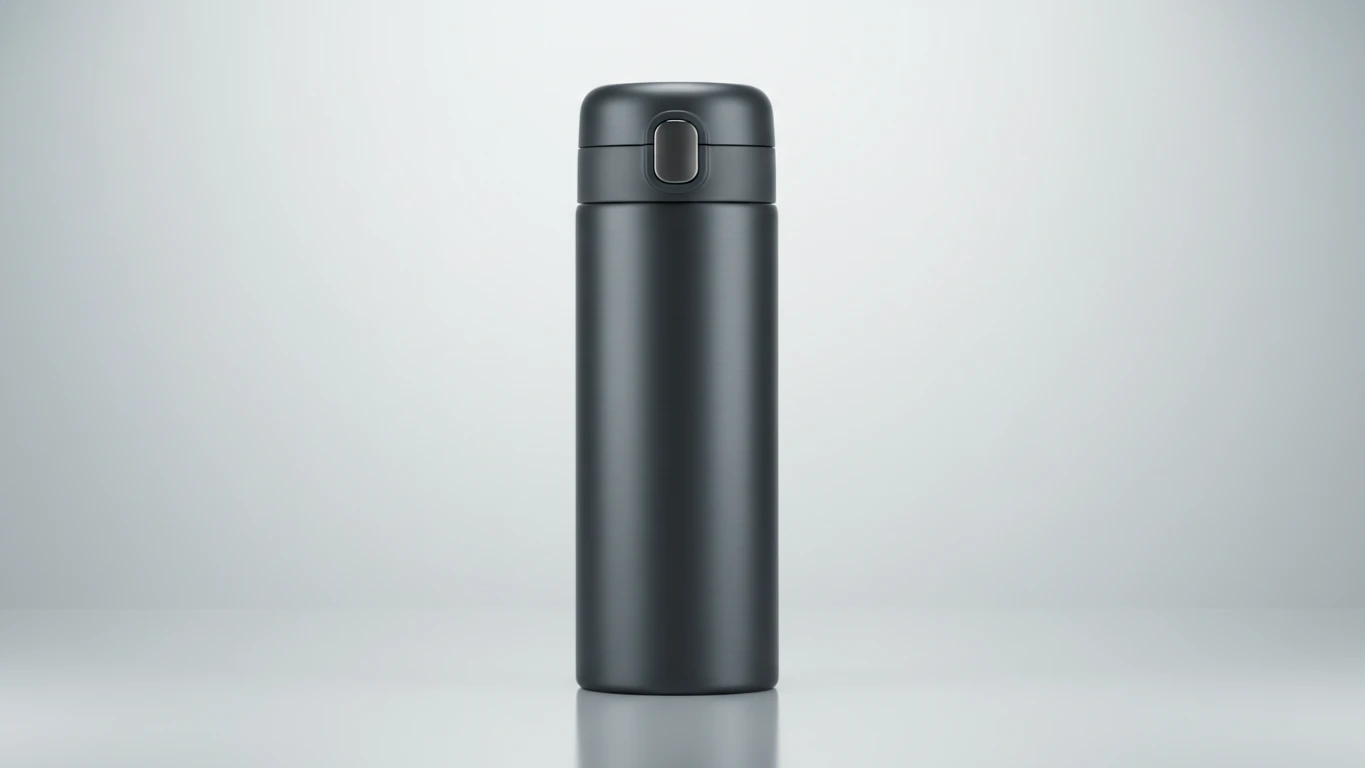 Garrafa Térmica com Design de Cilindro