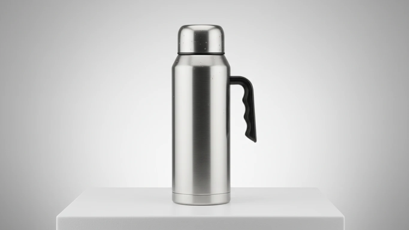 Garrafa Térmica em Aço Inox de 1 Litro