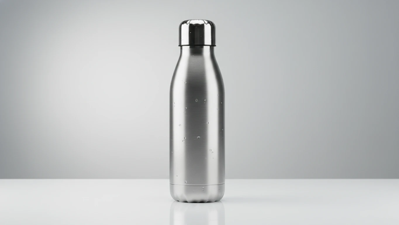 Garrafa de Água em Aço Inox com Parede Dupla