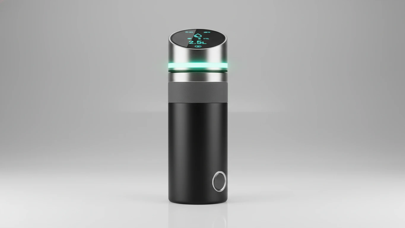 Garrafa de Hidratação Inteligente com Rastreador