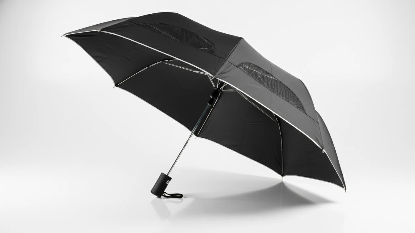 Guarda-Chuva Compacto com Reforço de Vento