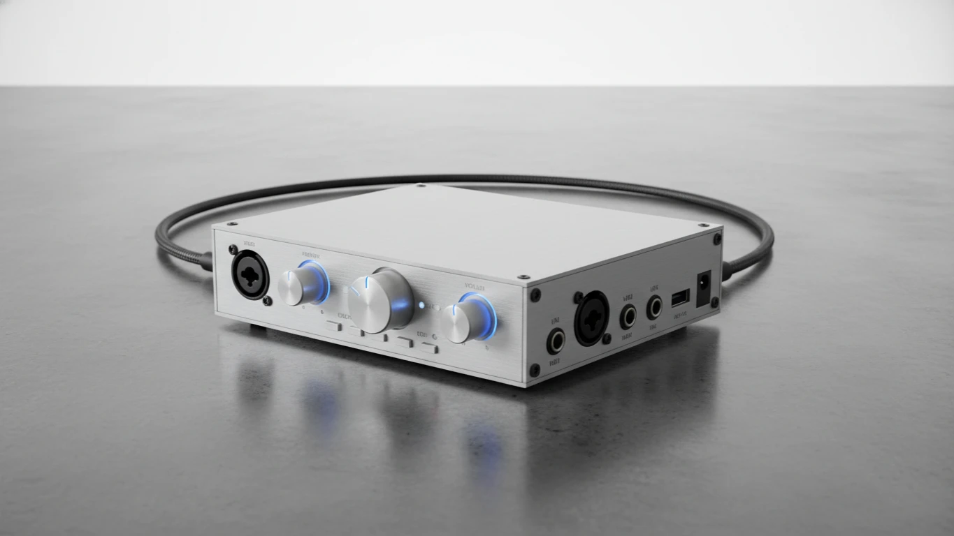 Interface de Áudio USB de Alta Resolução