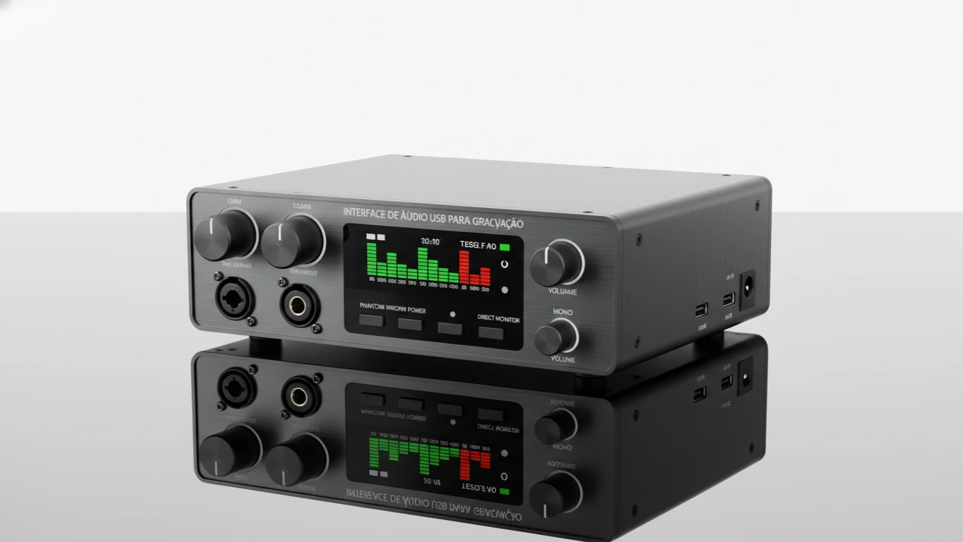 Interface de Áudio USB para Gravação