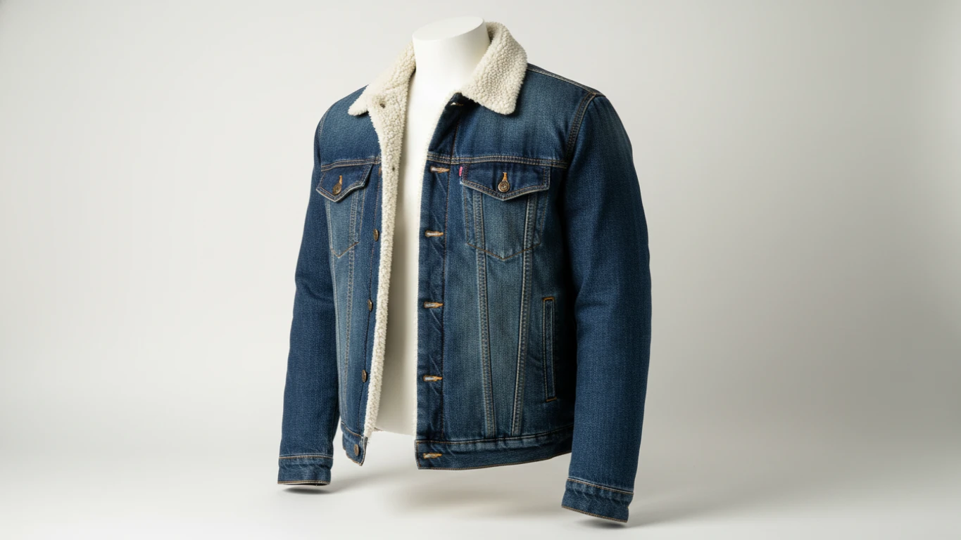 Jaqueta de Jeans Forrada