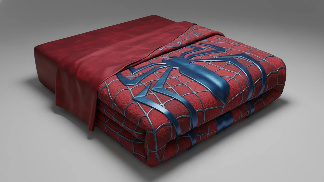 Jogo de Cama (Edredom e Lençol) do Homem-Aranha