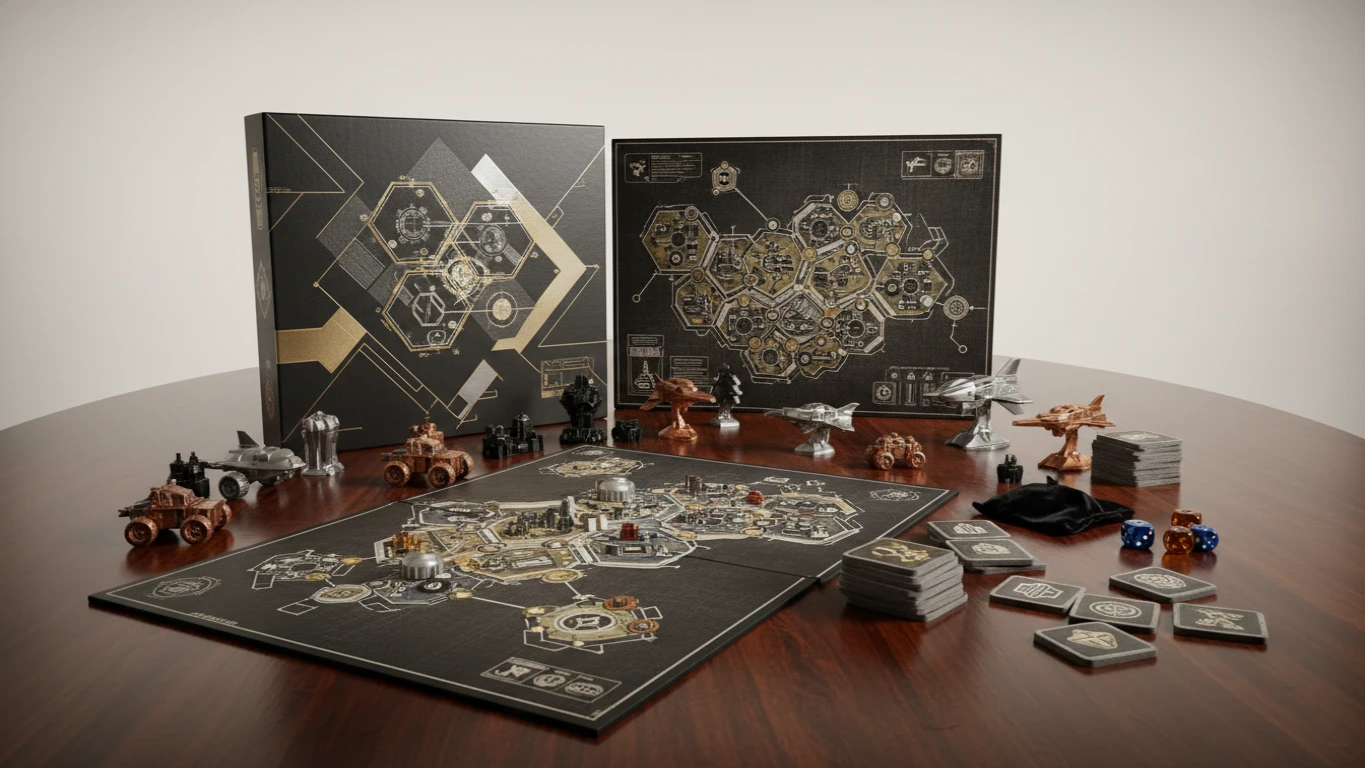 Jogo de Tabuleiro de Estratégia Colecionável