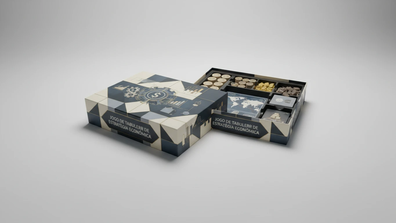 Jogo de Tabuleiro de Estratégia Econômica