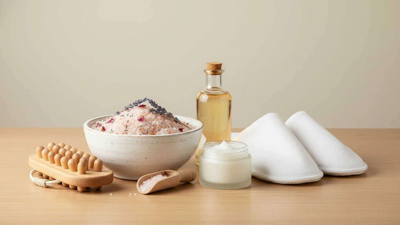 Kit Escalda-pés e Cuidados para os Pés