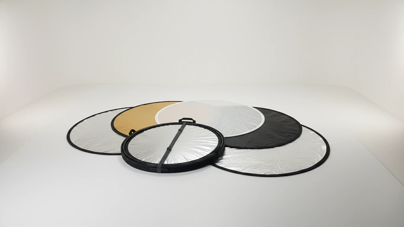 Kit Refletor de Fotografia 5 em 1