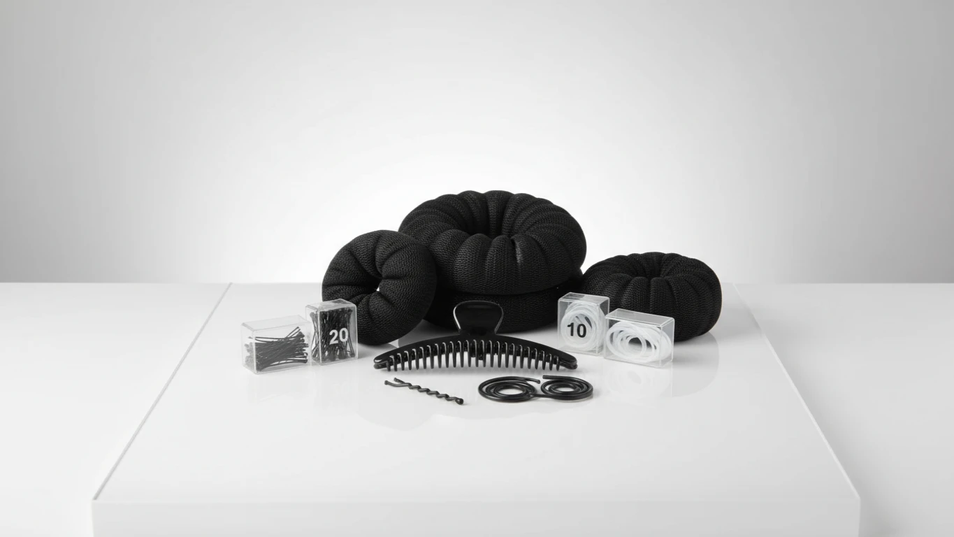 Kit de Acessórios para Coque Profissional