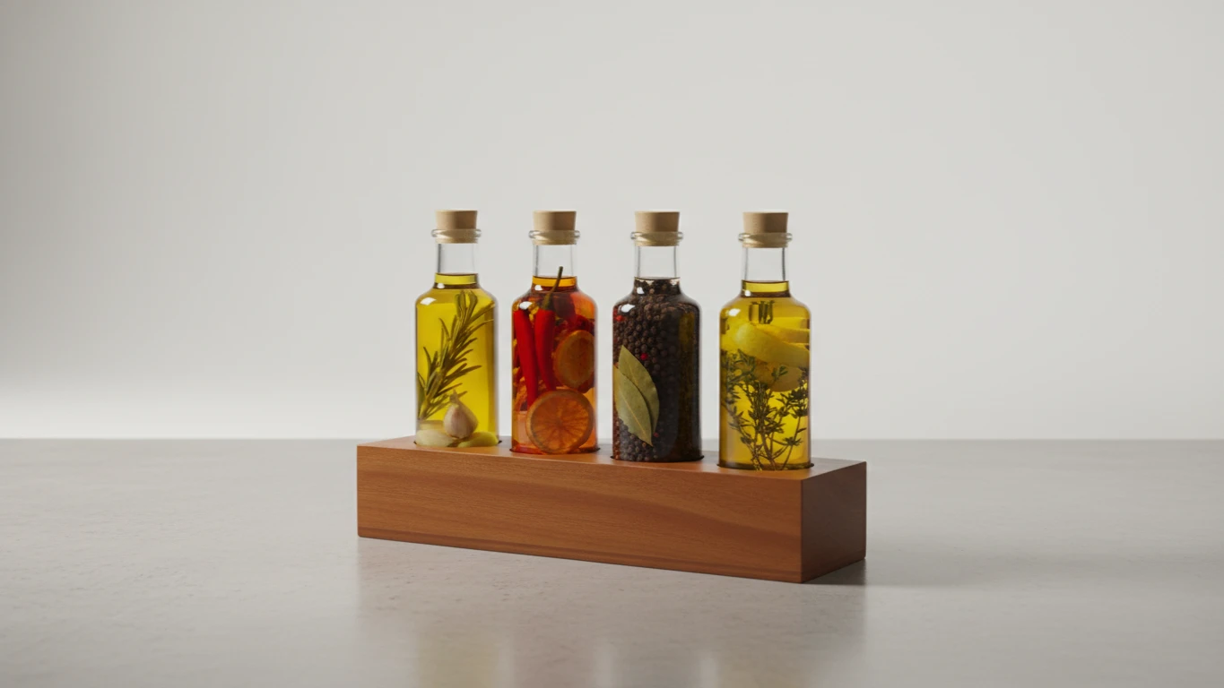 Kit de Azeites Aromatizados Importados
