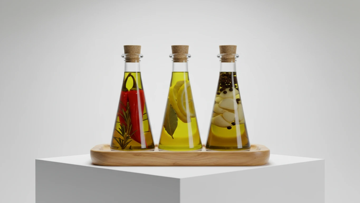 Kit de Azeites Aromatizados Orgânicos